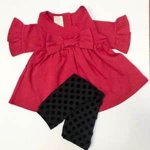 NWOT Baby girl 18m holiday outfit/set
